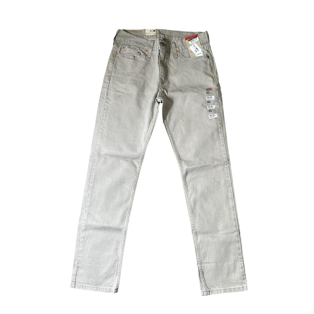 Levis 511 Jeans Mens 29x30 Tan Slim Fit Stretch Denim Pants Modern Casual